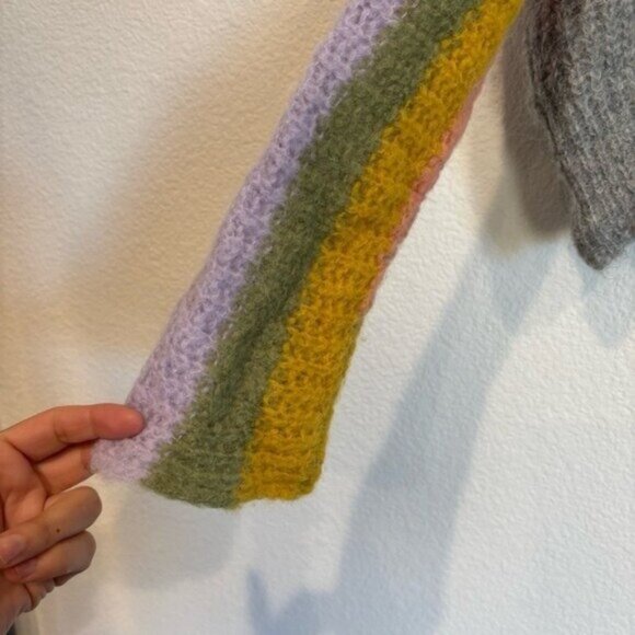 Free People Size XS See The Rainbow Sweater - Picture 6 of 9